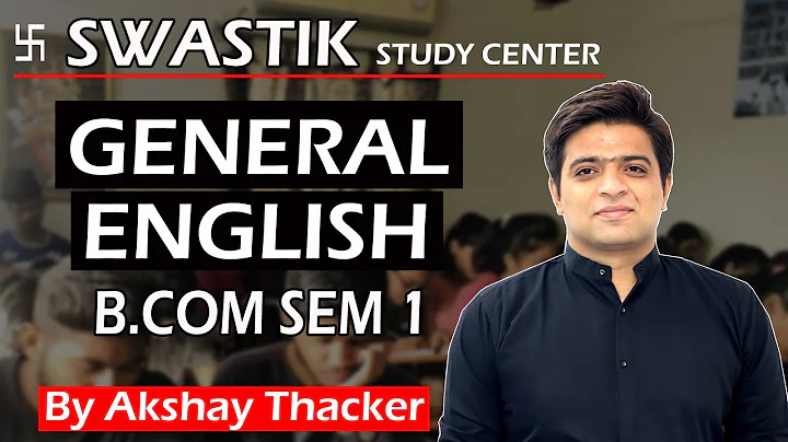 B.Com Sem 1 - GENERAL ENGLISH - Syllabus Introduct...