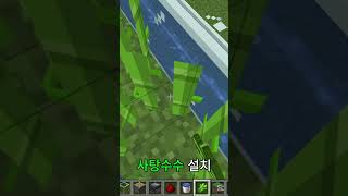 사탕수수 공장 만들기 #minecraft #마인크래프트 screenshot 3
