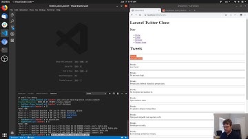 Twitter clone in PHP and Laravel part 2