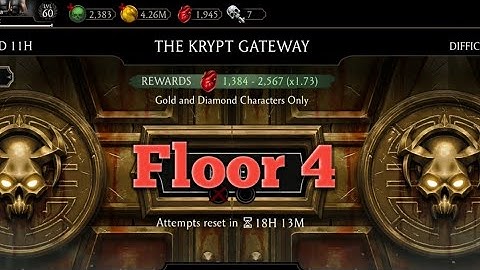 Krypt Gateway Floor 4 Gameplay | Difficulty Elder | Mk Mobile