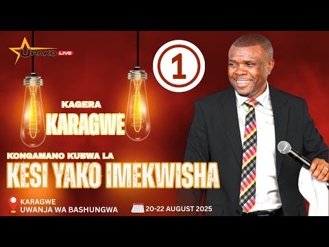 Live MTUME BONIFACE MWAMPOSA KATIKA OPERATION WASHA TAA KESI YAKO IMEKWISHA KARAGWE SIKU YA 1