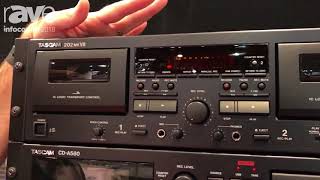 InfoComm 2018: TASCAM Introduces the TASCAM 202 MK VII Dual Cassette Deck