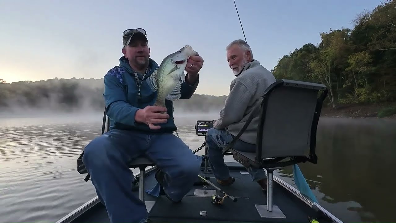 Cold front Crappie on Monroe 