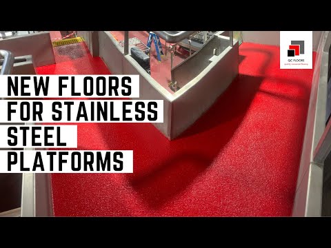 New Epoxy Floors for Stainless Steel Platforms