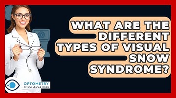 What Are The Different Types Of Visual Snow Syndrome? - Optometry Knowledge Base