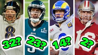 Ranking All 58 Super Bowl Winning Quarterbacks From WORST To FIRST