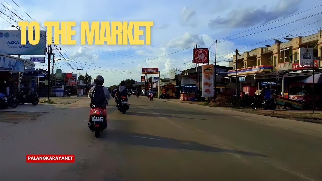 Driving to One of Borneo's Traditional Markets | An Afternoon POV in Palangka Raya