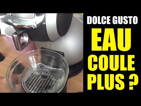 dolce gusto eau ne coule plus lentement (machine à café melody piccolo circolo genio mini nescafé)