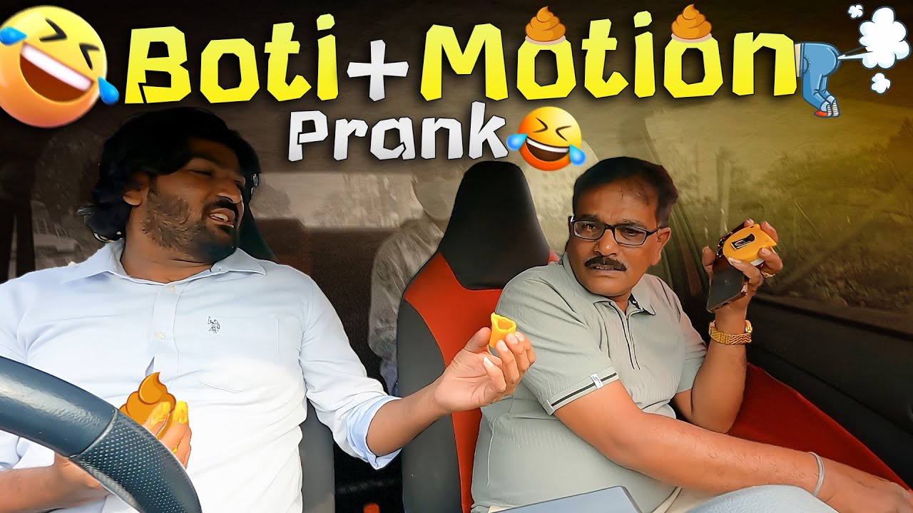 Boti + Motion💩Prank😂I Tharle Car I Kannada Car prank I Prank Video I Car Comedy I kannada comedy