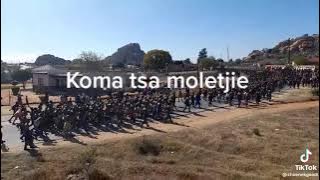 Dikoma Moletsi 2022 _Mathula Regiment led by Crown Prince Labels....