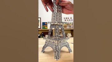 🗼Laser-Cut Eiffel Tower – Made with DIY Kit MK2