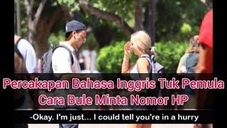 Hi sahabat rba100. hari ini kita akan belajar percakapan bahasa
inggris untuk pemula dan artinya - cara bule minta nomor hp. video
inggris...