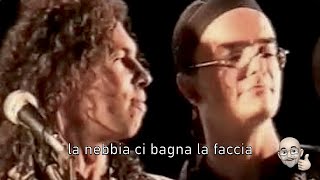 Video thumbnail of "Nomadi "Canzone d'amore" (con testo in sovrimpressione) - Domodossola 1993"