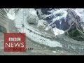Everests worst disaster in 60 seconds  bbc news
