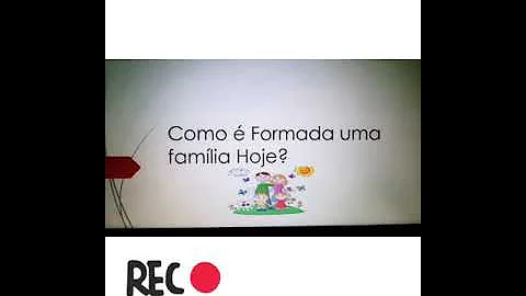 O que é formado uma família?