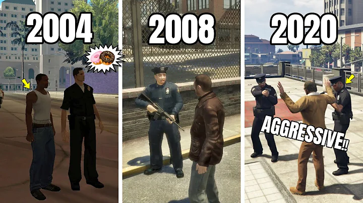 EVOLUTION OF COPS LOGIC IN GTA GAMES (2004 - 2020) | GTA SA VS GTA 4 VS GTA 5