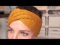 Tuto tricot  le headband torsad aig 7mm  marion blush