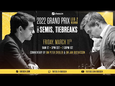 Semifinals Tiebreaks | Belgrade FIDE Grand Prix | Leg 2 | Peter Svidler & Jan Gustafsson