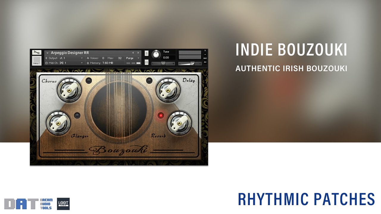 Indie Bouzouki // Native Instruments Kontakt // Rhythmic Patches YouTube