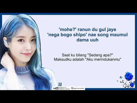 IU BLUEMING lirik terjemahan indonesia
