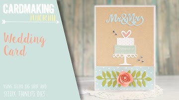 How To Make a Wedding Card or Invitation   Sizzix Big Shot