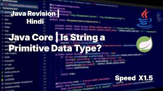 Java Core | Is String a Primitive Data Type?