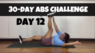 Day 12 of 30 DAY ABS CHALLENGE | Home Workout Routine