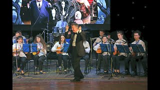 The Addams Family Theme song - Даниил Варфоломеев с оркестром народных инструментов "Пролісок"