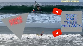 Kayak Fails, How NOT to Launch a Kayak in the Ocean