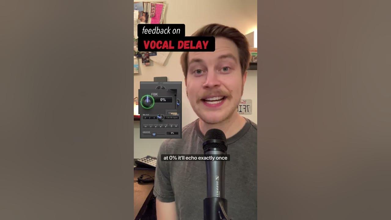 feedback on vocal delay