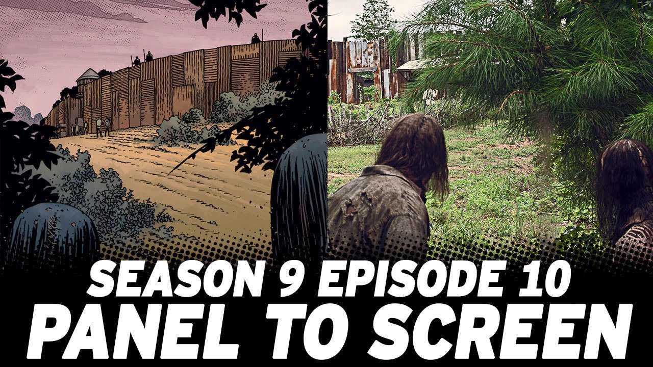 The Walking Dead Season 9 Episode 10 vs The Comics - YouTube
