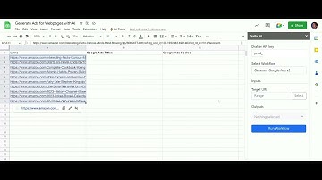 How to Generate Google Ads with Drafter AI in Google Sheets