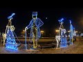 Russia, Walking Moscow, Christmas & New Year 2021 lights, Sokolniki Park 4K | Новый Год 2021