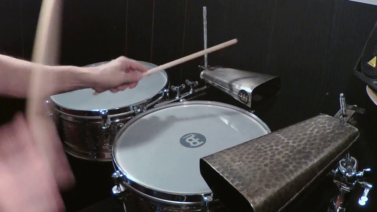 SONGO ON TIMBALES/2 BELLS COMBINATION/SALSA PLAY ALONG with a tumbao en