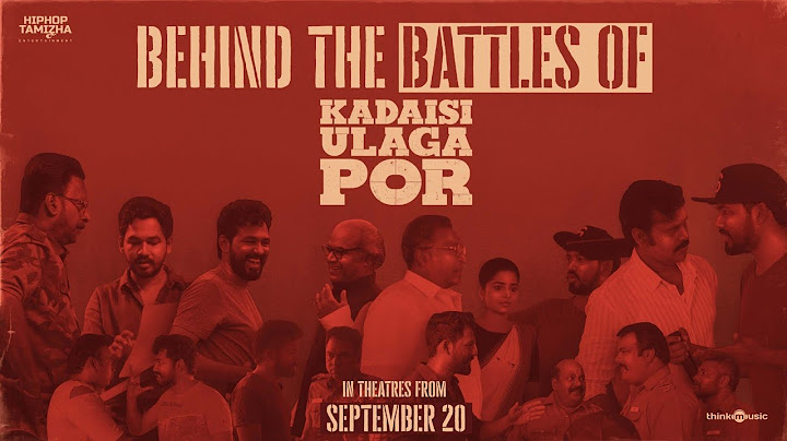 Behind The Battles of Kadaisi Ulaga Por | Hiphop Tamizha | HHT Entertainment