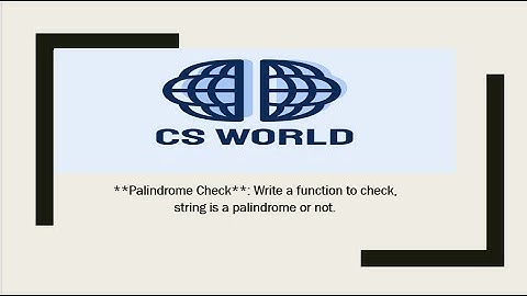 C# Tutorial: Checking Palindrome String | Complete Guide for Beginners
