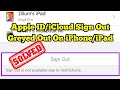 Apple ID/iCloud Sign Out Greyed Out on iPhone iOS 16 - Sign Out Is Not Available Due To Restrictions