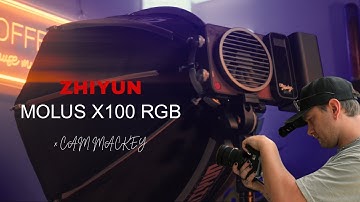 Zhiyun Molus X100 RGB | Power in Your Pocket