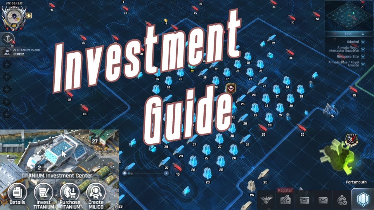 Gunship Battle TITANIUM Investment Center Guide Crypto Conflict