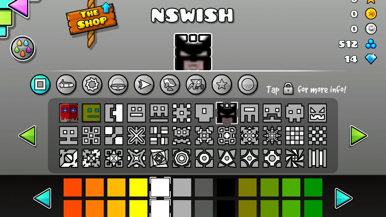 Чит мод на геометрия даш. Geometry dash читы. все иконки в geometry dash. демон геометрии дэш. лучшие сочетания цветов в геометрии дэш.