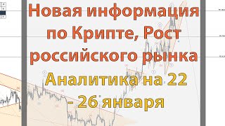 Новая информация по Крипте, Рост российского рынка. Аналитика на 22 - 26 января