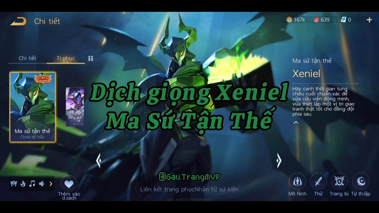 Dịch giọng Xeniel - Ma Sứ tận thế (Demonic Creation)