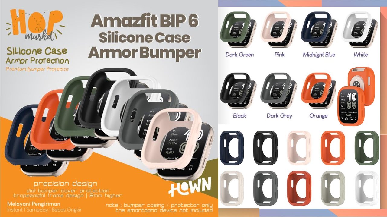 YHFZR Cover per Amazfit Bip U PRO, Ultra Slim Silicone Case di Gel AntiGraffio Protettiva Custodia per Amazfit Bip U PRO, Nero