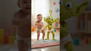 Baby Alien Dance To Dame Tu Cosita Cutest Viral Duo Ever