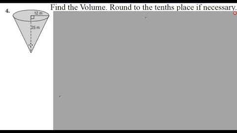 Volume of Pyramids & Cones Desmos #4 Answer