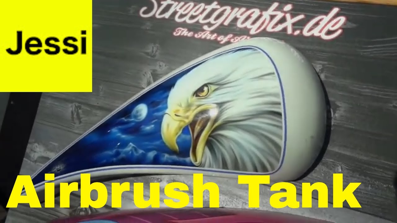  Airbrush  Motorrad Tank Designs  YouTube