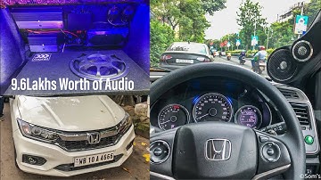 HONDA CITY WITH NEXT LEVEL AUDIO SETUP 🔥|HELIX DSP ULTRA |AUDIBLE PHYSICS TRIDEV|MOTOCROSS KOLKATA