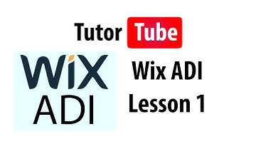 Wix ADI Tutorial - Lesson 1 - Signing Up and Choosing Layout