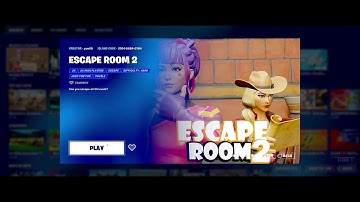 How YOU Can Complete Level 1 in Fortnite ESCAPE ROOM 2 by B34N_Matthew4r?