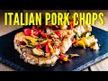 Old School Italian Pork Chops With Cherry Peppers